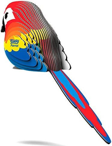 Eugy Parrot 3D Puzzle 25 Piece Eco-Friendly Educational Toy Puzzles for Boys Girls & Kids Ages 6+
B08GP4ZQSF