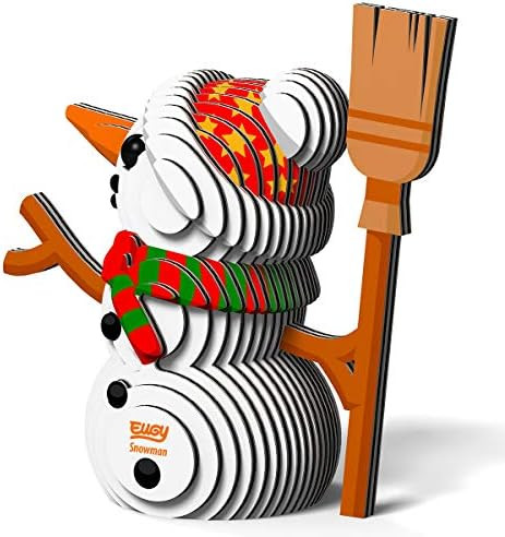 Eugy Snowman 3D Puzzle 28 Piece Eco-Friendly Educational Toy Puzzles for Boys Girls & Kids Ages 6+
B09BZ5YN7K