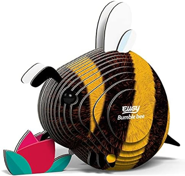 Eugy Bumblebee 3D Puzzle 24 Piece Eco-Friendly Educational Toy Puzzles for Boys Girls & Kids Ages 6+
B09BYVN124