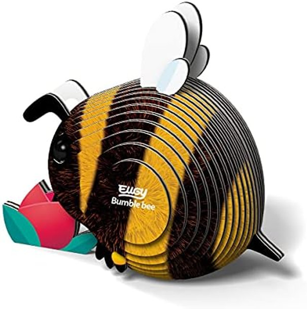 Eugy Bumblebee 3D Puzzle 24 Piece Eco-Friendly Educational Toy Puzzles for Boys Girls & Kids Ages 6+
B09BYVN124