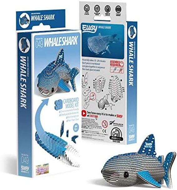 Eugy Whale Shark 3D Puzzle 22 Piece Eco-Friendly Educational Toy Puzzles for Boys Girls & Kids Ages 6+
B08GWQ6MX2
