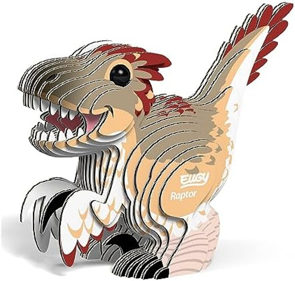 Eugy Raptor Dinosaur 3D Puzzle 25 Piece Eco-Friendly Educational Toy Puzzles for Boys Girls & Kids Ages 6+
B08KC9JL9H