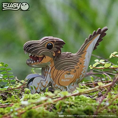 Eugy Raptor Dinosaur 3D Puzzle 25 Piece Eco-Friendly Educational Toy Puzzles for Boys Girls & Kids Ages 6+
B08KC9JL9H