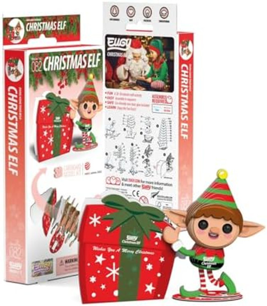 Eugy Christmas Elf 3D Puzzle 38 Piece Eco-Friendly Educational Toy Puzzles for Boys Girls & Kids Ages 6+
B0B4CSQH2J