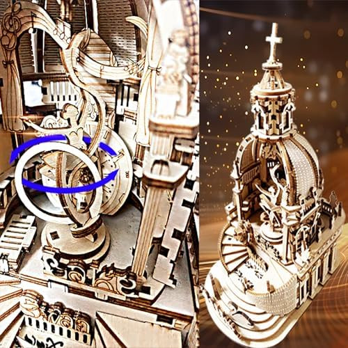 Faucly Wooden 3D Puzzle for Adults Music Box Mechanical Model Kits Wood DIY Crafts Kit to Build for Men Women Age 14+ Years Old
B0FF58CXKV