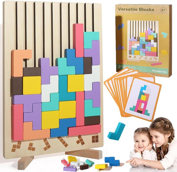 Fhnuvb Wooden Stacking Puzzle Toy 3D Wooden Puzzle Montessori Toy Art Giant Russian Block Board Game Wood Stacking Blocks Stress Toys for Family Brain Teaser Activity Home Decor (1Pcs)
B0F4KWJCT1 Fhnuvb Wooden Stacking Puzzle Toy 3D Wooden Puzzle Montessori Toy Art Giant Russian Block Board Game Wood Stacking Blocks Stress Toys for Family Brain Teaser Activity Home Decor (1Pcs)
B0F4KWJCT1