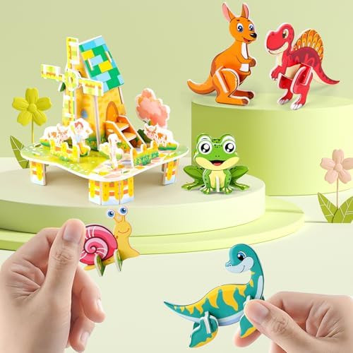 Foimas 3D Puzzles for Kids31 Pack Educational Puzzle Farmhouse Animal Puzzle Dinosaur for Kids Classroom Prize s Party Favor Supply
B0D91YTMVR