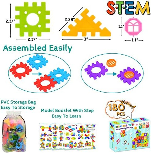 Fubaoda Building Blocks for Toddlers & Kids 180 Pcs Toy Building Sets – STEM Building Toys –Interlocking Building Blocks for Toddlers and Kids
B0B18FKNQJ Fubaoda Building Blocks for Toddlers & Kids 180 Pcs Toy Building Sets – STEM Building Toys –Interlocking Building Blocks for Toddlers and Kids
B0B18FKNQJ