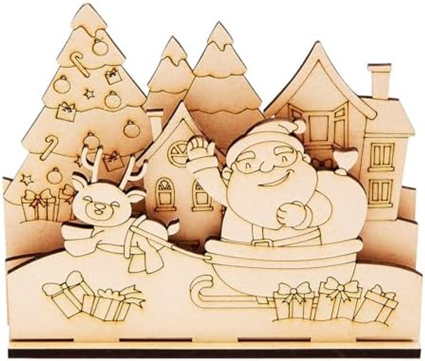 Fun Express 3D DIY Christmas Wood Puzzle Painting Kit All In One Kids Craft Kit Stocking Stuffers Holiday s Kids Activities For Holidays
B0DFHJVLQH