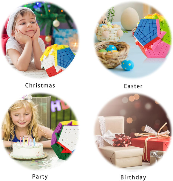 Ganowo Megaminx Speed Cube Gigaminx 5x5 Cubes Brain Teasers for Kids Adults Boys Teens
B0CLNJ14NN