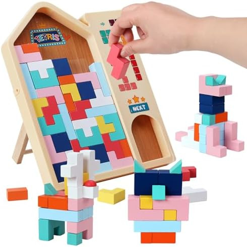 Gemem Tangrams for Kids Ages 4-8Plastic Puzzles for KidsSTEM Intelligence Toys
B0F93PJVB8