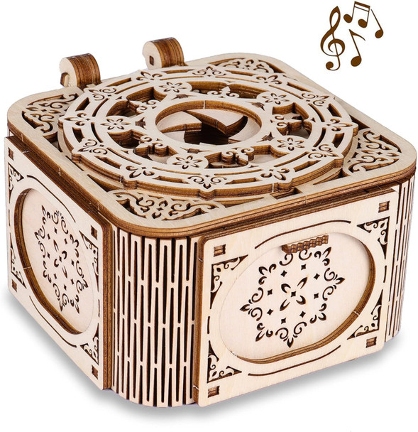 Gudoqi GuDoQi 3D Wooden Puzzle Treasure Box with Music Mechanical Model Kit to Build for Teens and Adults DIY Assembly Toy s for Birthdays Father's Day
B0B19KPWY4 Gudoqi GuDoQi 3D Wooden Puzzle Treasure Box with Music Mechanical Model Kit to Build for Teens and Adults DIY Assembly Toy s for Birthdays Father's Day
B0B19KPWY4