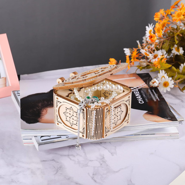 Gudoqi GuDoQi 3D Wooden Puzzle Treasure Box with Music Mechanical Model Kit to Build for Teens and Adults DIY Assembly Toy s for Birthdays Father's Day
B0B19KPWY4 Gudoqi GuDoQi 3D Wooden Puzzle Treasure Box with Music Mechanical Model Kit to Build for Teens and Adults DIY Assembly Toy s for Birthdays Father's Day
B0B19KPWY4