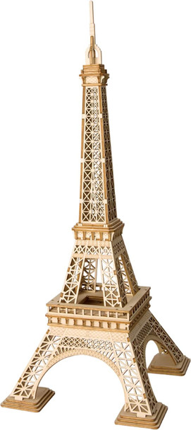 Hands Craft DIY 3D Wooden Puzzle – Eiffel Tower Buildings Laser Cut Assembly Model Kit Brain Teaser Puzzles Educational STEM Toy Adults and Teens to Build Safe and Non-Toxic Premium Wood TG501
B07MSL1RK9