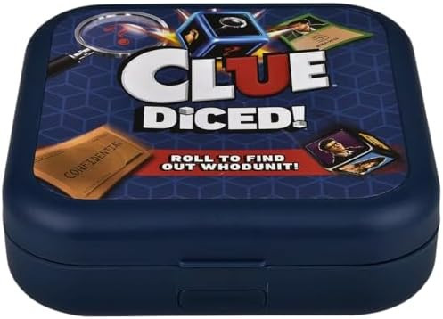 Hasbro Gaming Clue Diced Game Easy to Learn Game Quick Game Portable Travel Game Travel Game Family Board Game Fast Game for Kids Ages 8 and Up
B09D44F93Y