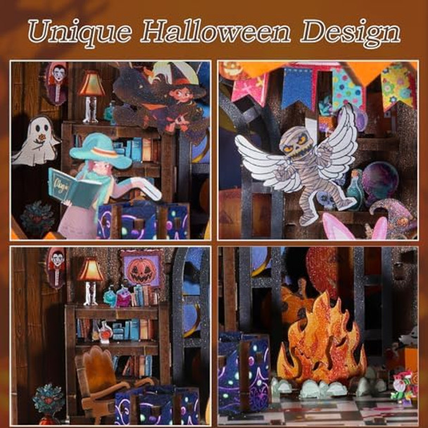 Hayxun Halloween 3D Wooden Puzzles for Adults 274 PCS Pumpkin Carriage Puzzle Kit Model with Lights Music Box & Running Carriage Spooky Halloween Decoration & for Teens Men & Women
B0FJFJPKYT