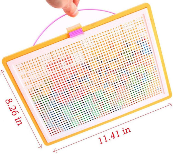 HenMerry Creative Mushroom Nails Mosaic Pegboard Children's Educational Toys 3D Jigsaw Toys Puzzle Game Building Block Toys (300pcs)
B08YRD5C3T