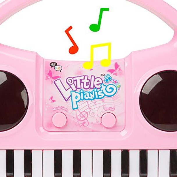 Hey Play Kids Karaoke Machine with Microphone Includes Musical Keyboard & Lights - Battery Operated Portable Singing Machine for Boys and Girls by Hey Play
B07753SDCH