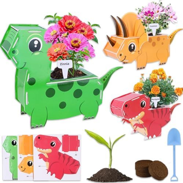 Hihoya STEM Craft Kit for Kids Ages 6-12 - 3D Puzzle & Plant Growing Toy for Boys & Girls - Birthday Science Gardening Set for Age 6 7 8 9 10 11 12
B0F18S14X1