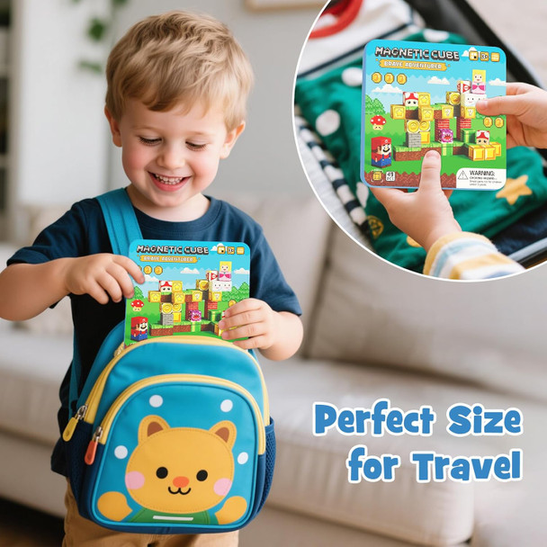 Hunloot Magnetic Building Blocks Travel Toys for Kids Ages 4-8 Toddler Magnetic Cubes STEM Learning Set with Iron Storage Box – Portable Construction Toys for Boys Girls 3-5
B0DQSQP4M2 Hunloot Magnetic Building Blocks Travel Toys for Kids Ages 4-8 Toddler Magnetic Cubes STEM Learning Set with Iron Storage Box – Portable Construction Toys for Boys Girls 3-5
B0DQSQP4M2