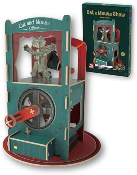 Ilo 3D Wooden Puzzles - DIY Mechanical Puzzle Model Kit for Adults & Teens Building Sets for Kids 12+ Educational STEM Brainteaser Craft Unique Idea & Décor Cat & Mouse Show
B0C9YTTS3D