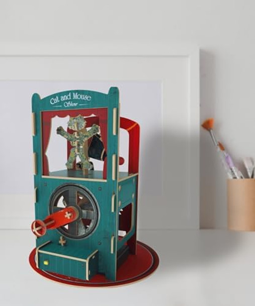 Ilo 3D Wooden Puzzles - DIY Mechanical Puzzle Model Kit for Adults & Teens Building Sets for Kids 12+ Educational STEM Brainteaser Craft Unique Idea & Décor Cat & Mouse Show
B0C9YTTS3D