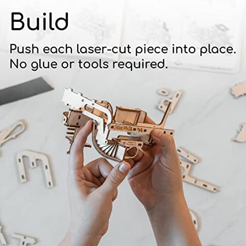 Intrism Mini - 3D Wooden Puzzle & Marble Maze for Teens & Adults Maze Puzzle - Building Kits for Adults Puzzle Box w/ 130 Pieces Made in USA
B09PYCM5NK
