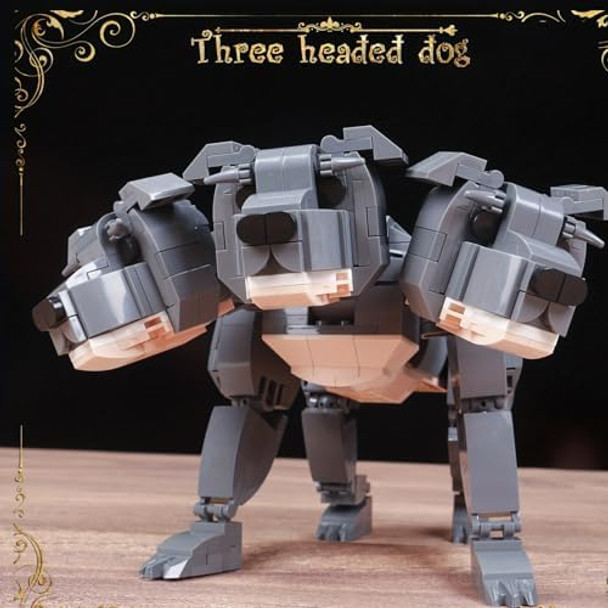 Iwutefet 3D Puzzle Dog Building Blocks Set with The Three Head Dogs Animals DIY Construction Ornament Creative Home & Office Decor Educational ABS Brick ModelIdeal for Adults
B0F2F7MM8R