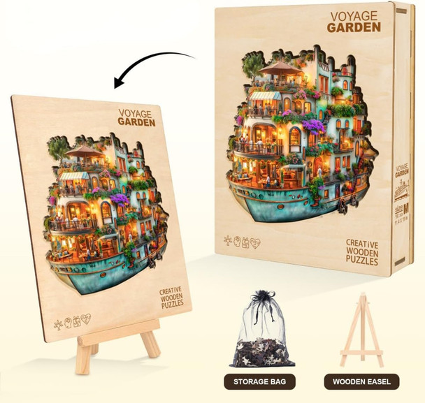 Jollitot Voyage Garden Ship Puzzles Adults s Wooden 100 Pieces 8.5 8.1in
B0F6C7R1GV
