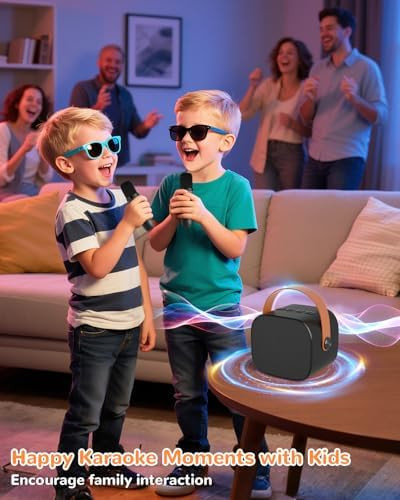Jungle Monster Mini Karaoke Machine for Kids AdultsPortable Bluetooth Karaoke Speaker for Adults Kids with 2 Microphones for 6 7 8 9 10 11 12 Years Old Girls Boys s Toys for Christmas BirthdayBlack
B0D2DHTKSD