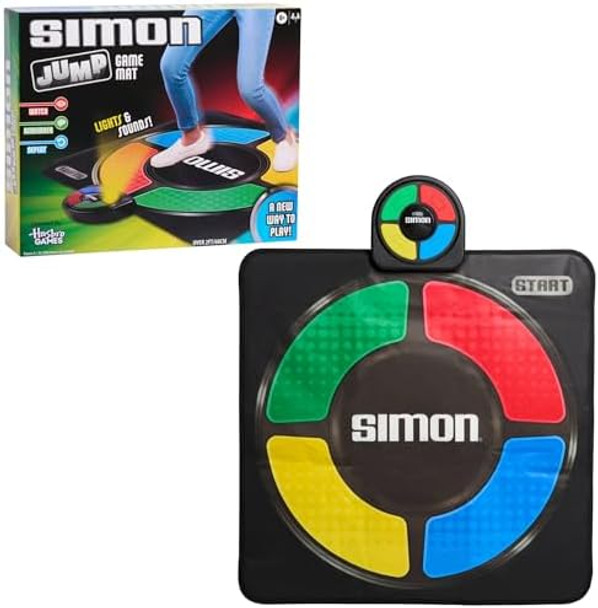Just Play Just Play Hasbro Simon Jump Game Mat with Lights and Sounds Electronic Memory Games for Kids Kids Toys for Ages 8 Up
B0D96Z7TYV Just Play Just Play Hasbro Simon Jump Game Mat with Lights and Sounds Electronic Memory Games for Kids Kids Toys for Ages 8 Up
B0D96Z7TYV