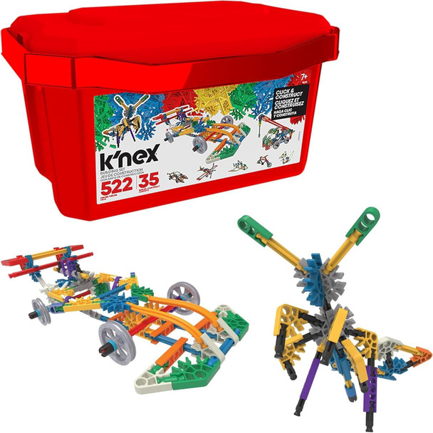 K'Nex - Click & Construct Value Building Set - 522 Pieces STEM Building Creative Play Set‚ Ages 7+
B07BMS3GHV