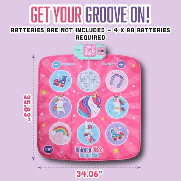 Klevly Unicorn Dance Mat for Kids Ages 6+ Plays 5 Levels & 5 Songs Unicorn s for 6 Year Old Girl Toys for Girls s for Girls
B0CFRJRR5K