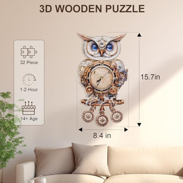 Kosmickiss 3D Puzzles for Adults Wooden Model Kits Owl Clock Mechanical Model Building Kits DIY Hobbies for Women Men Craft Kit Vintage 3D Wooden Puzzles for Adults Teen Home Decor
B0F83YJN5J Kosmickiss 3D Puzzles for Adults Wooden Model Kits Owl Clock Mechanical Model Building Kits DIY Hobbies for Women Men Craft Kit Vintage 3D Wooden Puzzles for Adults Teen Home Decor
B0F83YJN5J