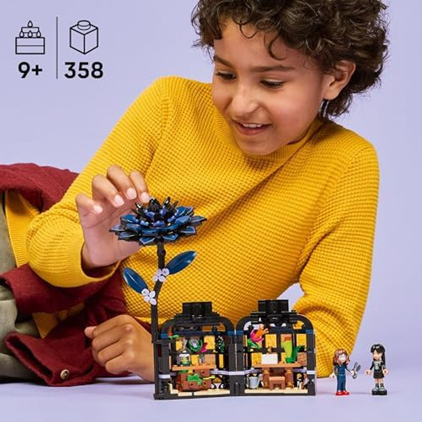 Lego Wednesday Black Dahlia Flower Building Toy - Pretend Play Set for Girls & Boys Ages 9+ - with Wednesday Addams & Professor Minidolls - Building Blocks for Kids - Idea for Birthdays - 76784
B0DRW6D927