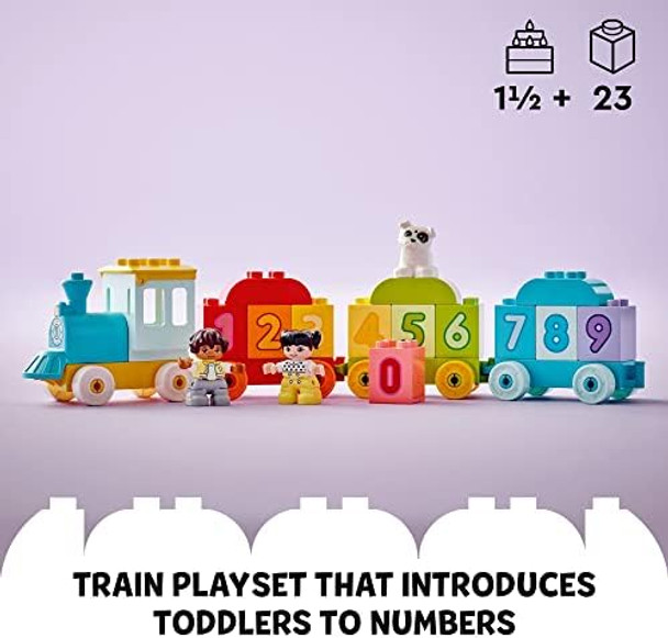 Lego DUPLO My First Number Train Toy with Bricks for Learning Numbers Preschool Educational Toys for 1.5-3 Year Old Toddlers Girls & Boys Early Development Activity Set 10954
B08YP9JRHP