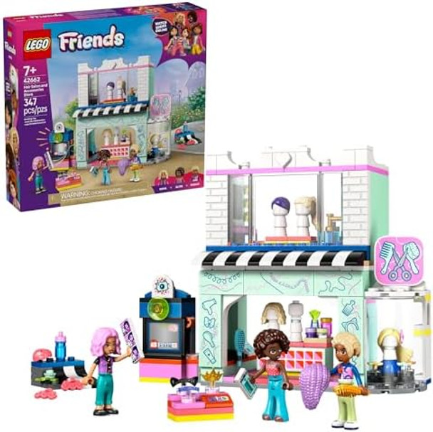 Lego Friends Hair Salon and Accessories Store Toy Building Set - Hair Salon Toy for Girls and Boys Ages 7+ - Idea for Kids Birthday - with 3 Minidolls - 42662
B0DJ19ZF5S