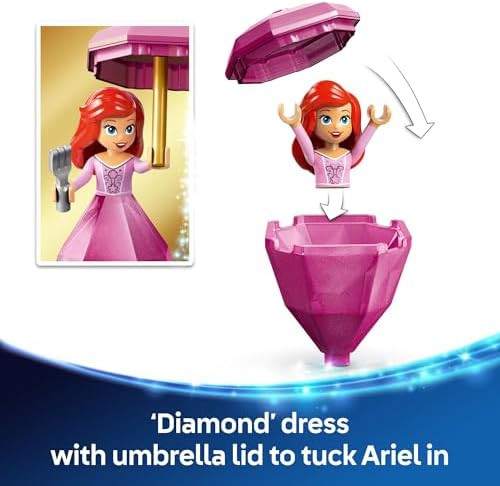 Lego Disney Princess Twirling Ariel Toy - Building Toy for Kids Girls and Boys Ages 5+ - Little Mermaid Toy for Fans of Movie - Ariel Doll Idea for Birthdays - 43259
B0DJ19X85X