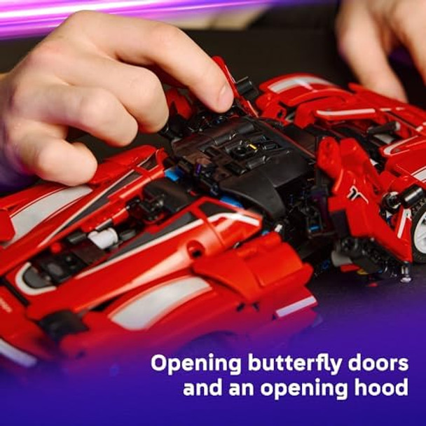 Lego Technic Ferrari FXX K Toy Car - Building Toy for Girls & Boys Ages 10+ - Cool Birthday for Kids - Race Car Model for Play & Display - 42212
B0DRW6KZKF