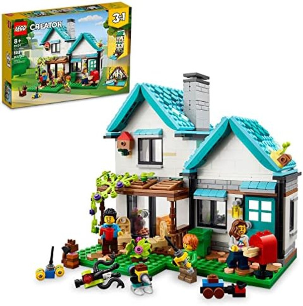 Lego Creator 3 in 1 Cozy House Building Toys - Toy Figures & Pretend Play Playsets for Boys & Girls Ages 8+ - 3 Building Options - for Birthdays - 31139
B0BLJ6CCXZ
