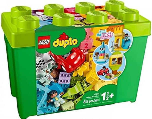 Lego DUPLO Classic Deluxe Brick Box 10914 Starter Set - Features Storage Box Bricks Duplo Figures Dog and Car Creative Play Great Early Learning Toy for Toddlers Ages 18+ Months
B07WJJKNMD
