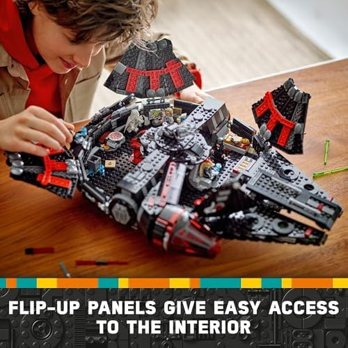 Lego Star Wars The Dark Falcon Buildable Starship Star Wars Toy Vehicle Set for Boys and Girls Collectible Millenium Falcon Toy with 6 Star Wars Minifigures Birthday for Kids or Any Fan 75389
B0CV2HV7WH