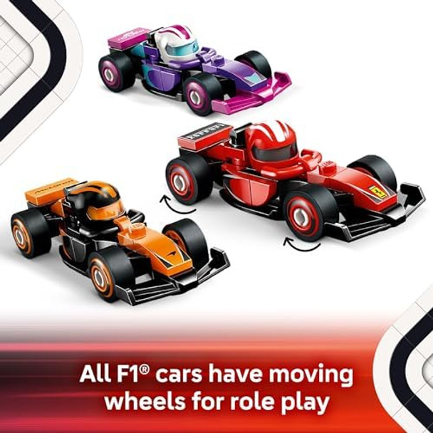 Lego F1 Collectible Race Cars 6 Pack - Building Set for Boys & Girls Ages 6+ - Birthday Party Favor or - Mystery Box W/Surprise F1 Car Toys - Travel Toys for Kids - 66796
B0DJ1CGPKN