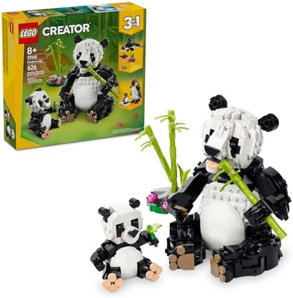 Lego Creator 3 in 1 Wild Animals Panda Family - Building Toy Kit for Kids with 3 Building Options Panda Penguin or Orca - 8 Year Old Girl & Boy Birthday s - 31165
B0DJ1B7BC1