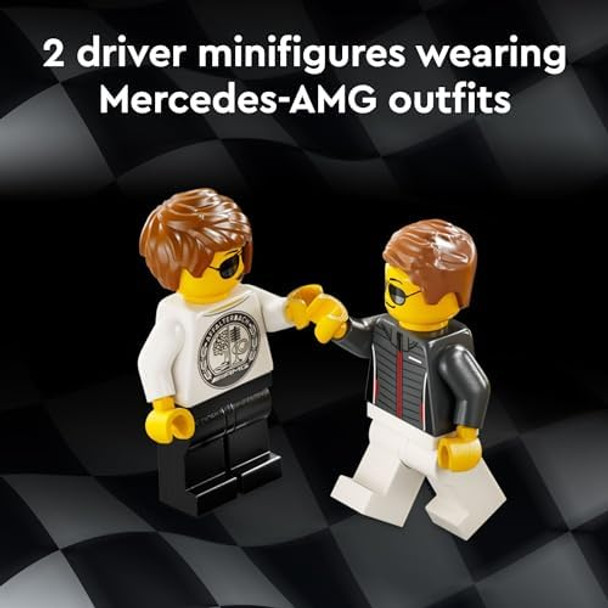Lego Speed Champions Mercedes-AMG G 63 & Mercedes-AMG SL 63 F1 Toy Car Formula 1 Vehicle Set for Kids 2 Building Sets with 2 Driver Minifigures Convertible Toy Car for Boys and Girls 76924
B0CV2HGNY9