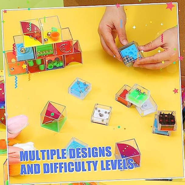 Lenwen Brain Teaser Puzzle Mini Fidget Puzzle Cubes 3D Ball Maze Cube Cubes Party Favor Games Challenge Decompression (240 pcs)
B0F83W79FJ