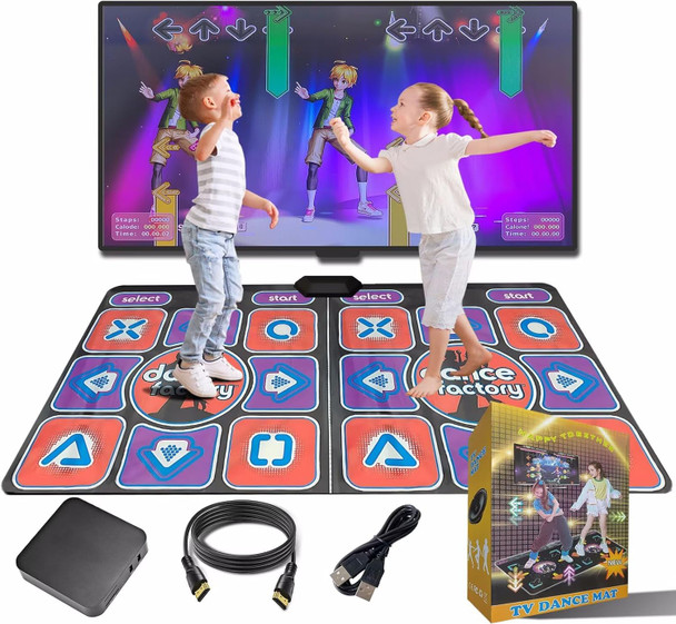 Leyoutime Dance Mat Games for Kids with TVDance Step Pad for Girls with Interactive Dancing GamesBirthday Christmas Xmas for Kids Girls Toy s for Girl 4-8 HD Plug & Play
B0FFLXN5DJ