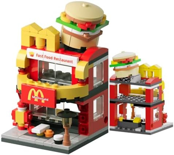 Littco Building Blocks City Burger House City Street Toys Building Sets Birthday s for Kids 167PCS
B0CHQBS4TY