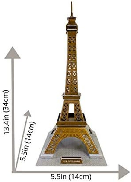 Little Learning Hands 3D Puzzles for Adults and Kids France Eiffel Tower Puzzle 3D Model Kit Eiffel Tower Architecture Model Building Kit Birthday s for Children Teens and Adults
B08KHSR4CM