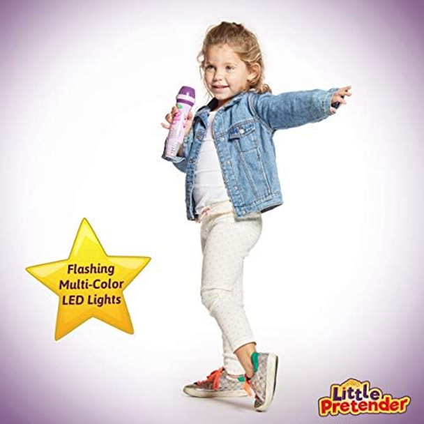 Little Pretender Kids Karaoke Microphone - Voice Changer Toys with 15 Pre-Installed Nursery Rhymes for Toddlers & Kid Age 3-5 - Bluetooth Microphones for Singing - Toddler Microphone for Ages 3 4 5 6 7 8 9+ Years Old
B08LP1MF7X